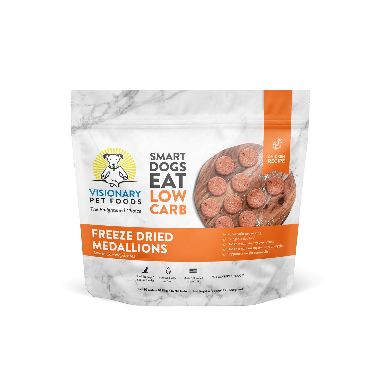 Freeze Dried Food| - Chicken Recipe | 25oz Bag