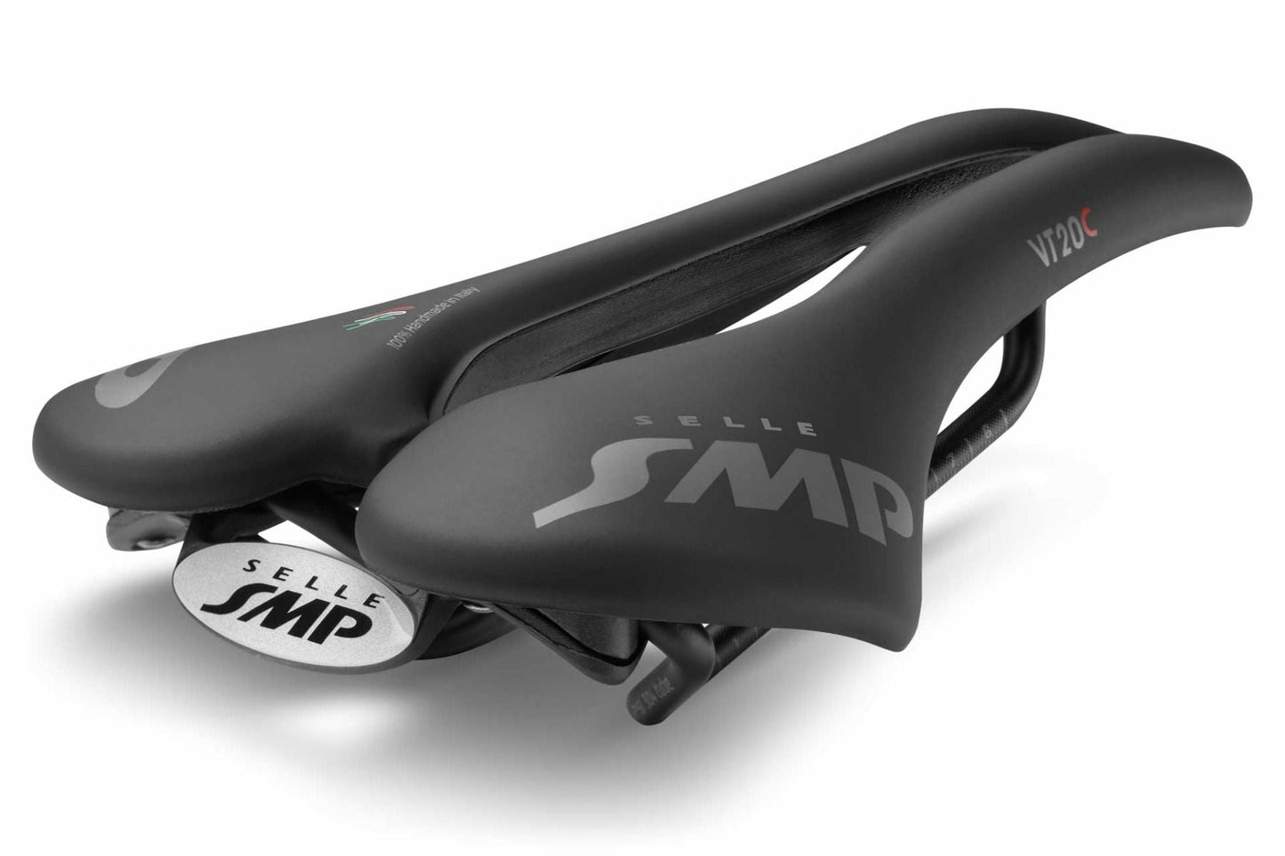 Selle SMP VT20C Saddle with Carbon Rail (Black)