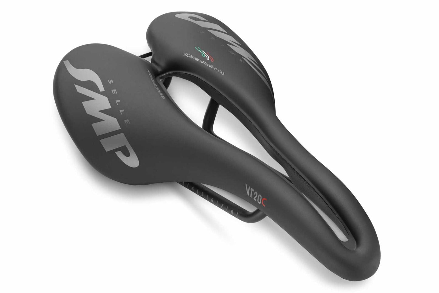 Selle SMP VT20C Saddle with Carbon Rail (Black)