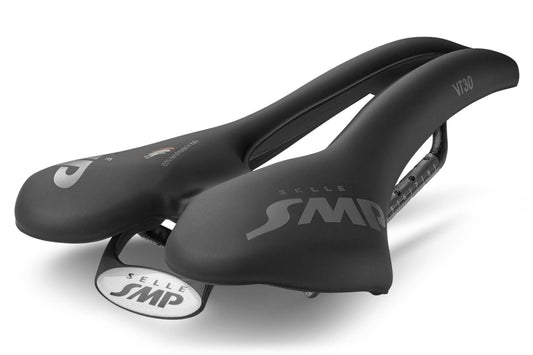 Selle SMP VT30 Saddle with Carbon Rails (Black)