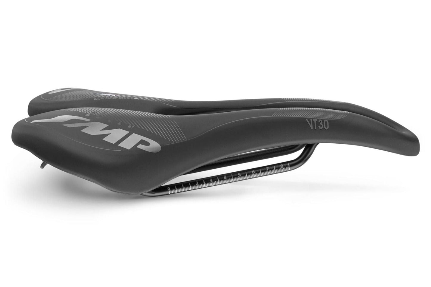 Selle SMP VT30 Gel Bicycle Saddle with Carbon Rails (Black)