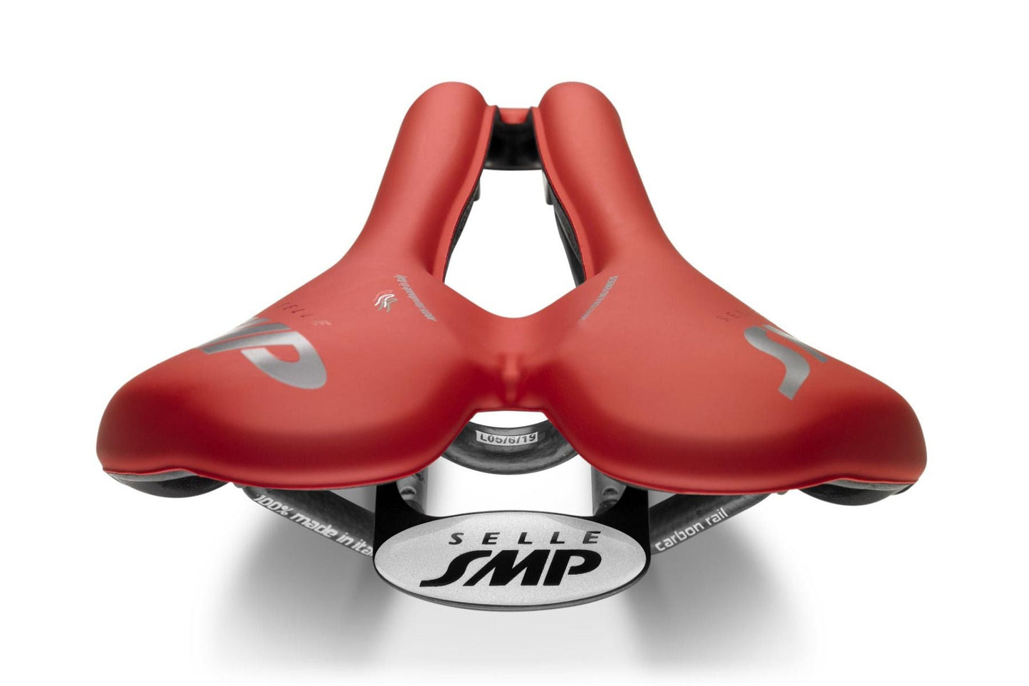 Selle SMP VT30 Saddle with Carbon Rails (Red)