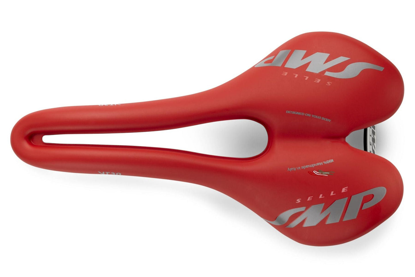 Selle SMP VT30 Saddle with Carbon Rails (Red)