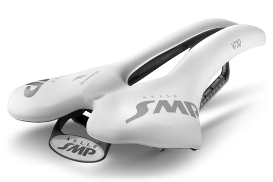 Selle SMP VT30 Saddle with Carbon Rails (White)