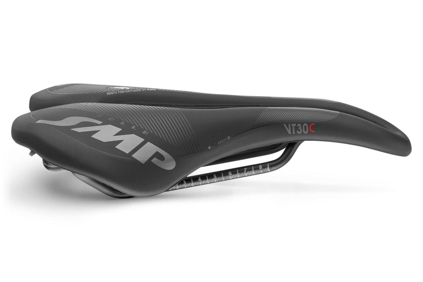 Selle SMP VT30C Gel Saddle with Carbon Rails (Black)