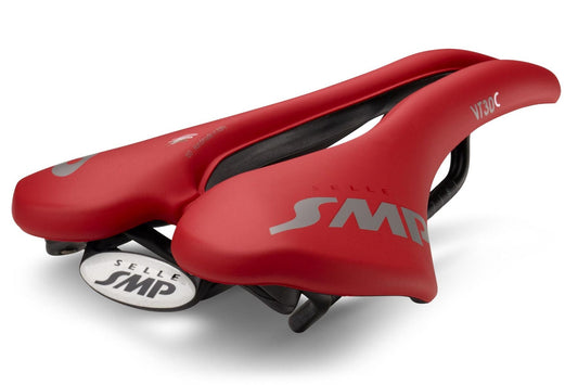 Selle SMP VT30C Saddle with Carbon Rails (Red)