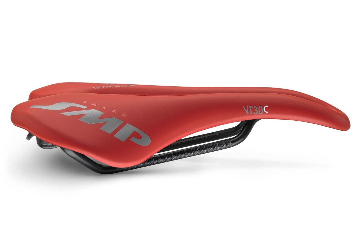 Selle SMP VT30C Saddle with Carbon Rails (Red)