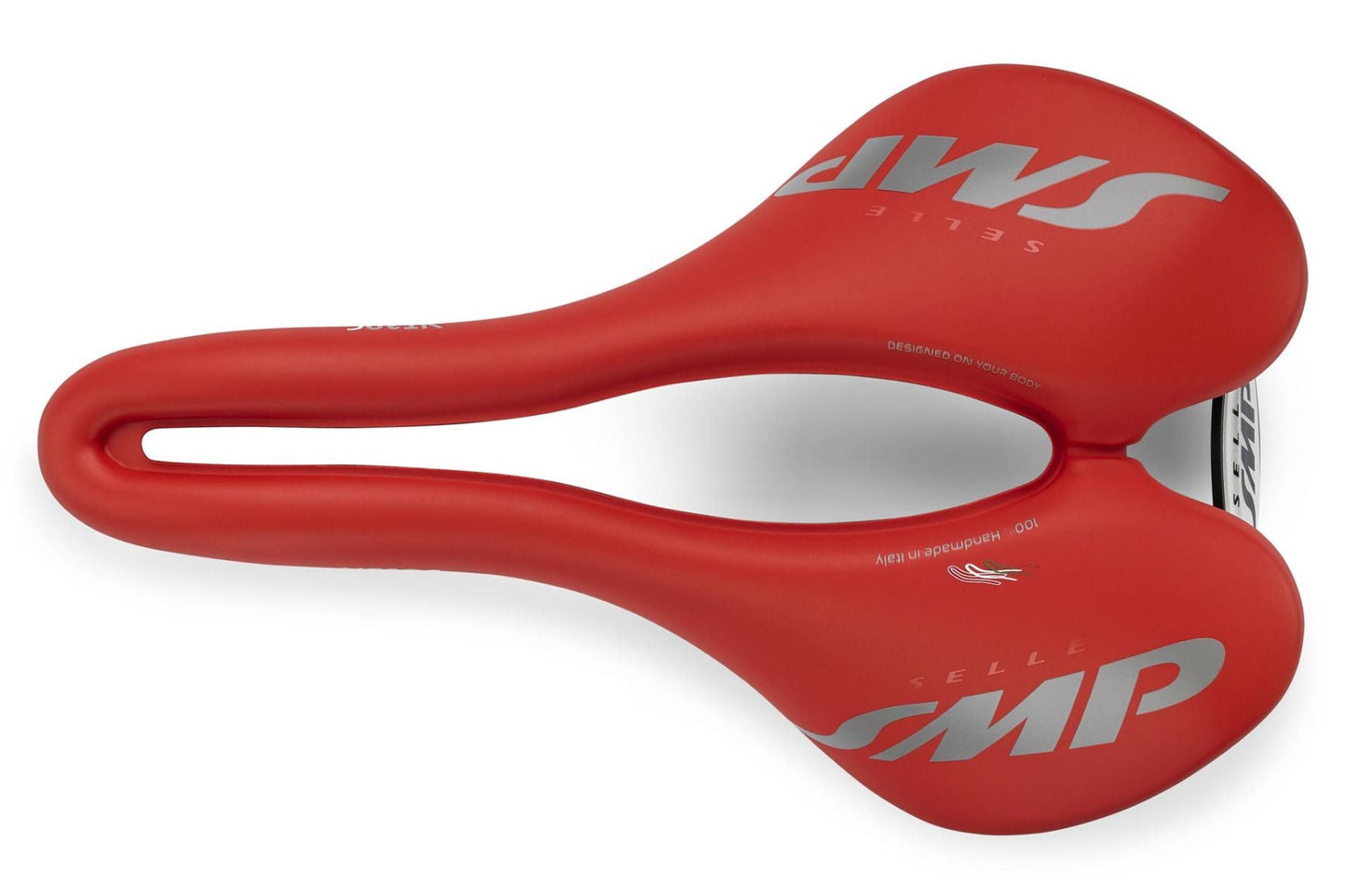 Selle SMP VT30C Saddle with Carbon Rails (Red)