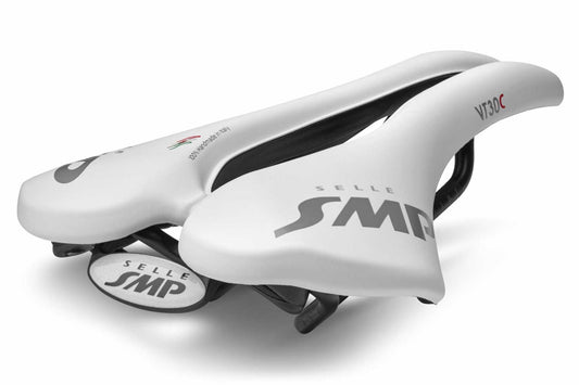 Selle SMP VT30C Saddle with Carbon Rails (White)