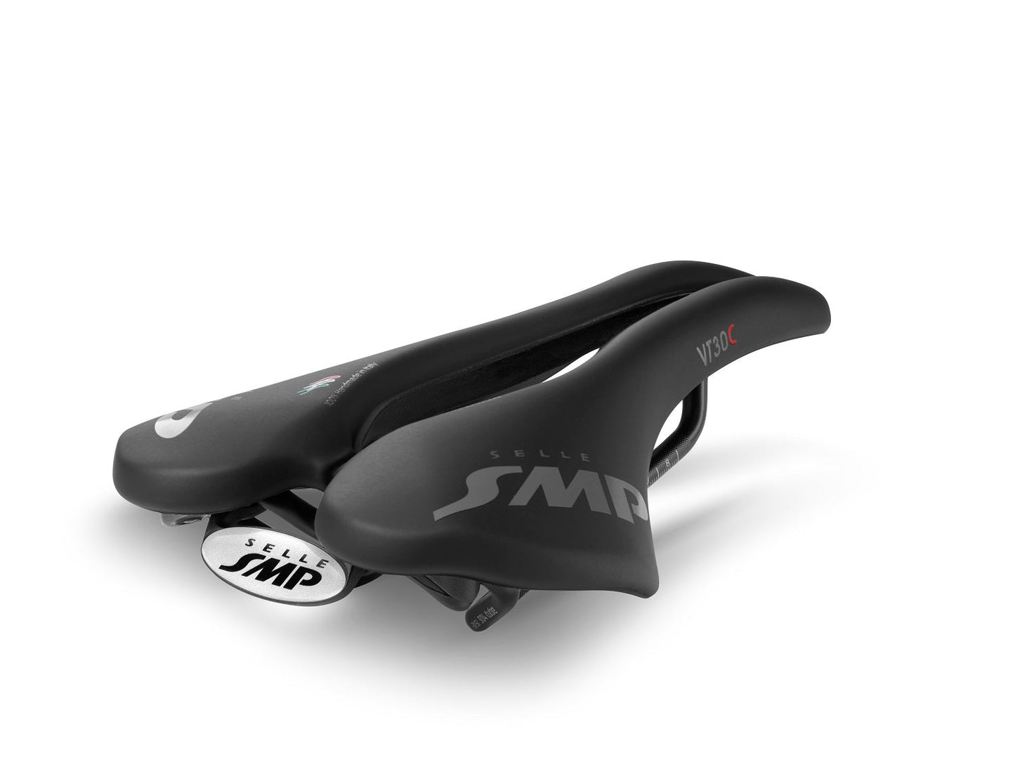 Selle SMP VT30C Saddle with Carbon Rails (Black)