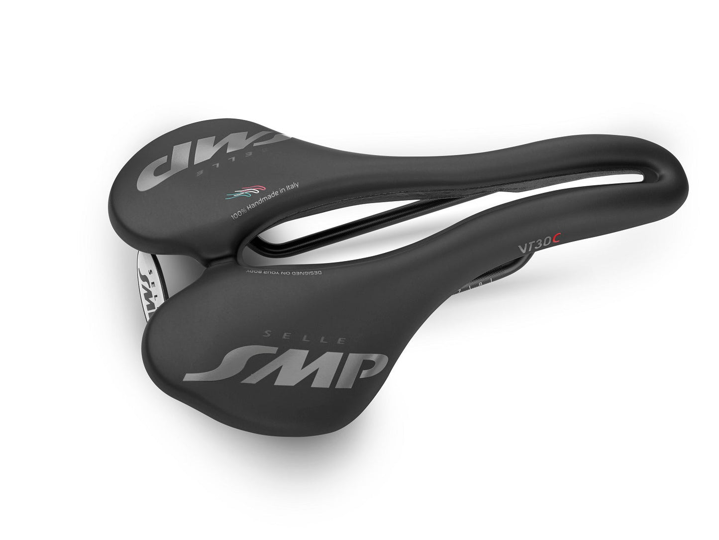 Selle SMP VT30C Saddle with Carbon Rails (Black)