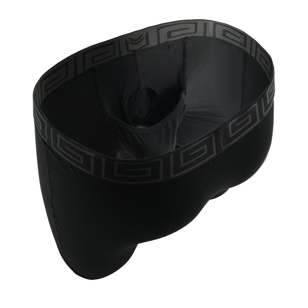 SHEATH V Bamboo Men's Pouch Boxer Brief 8" (3 Pack)