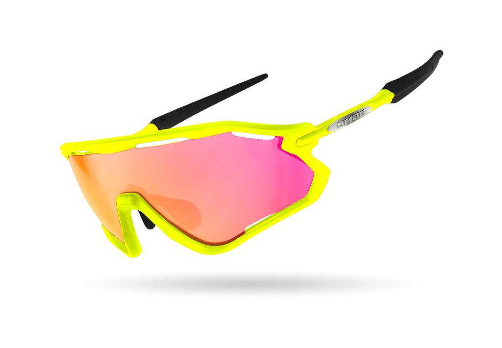 LIMAR VEGA POLYCARBONATE CYCLING SUNGLASSES | YELLOW FLUO