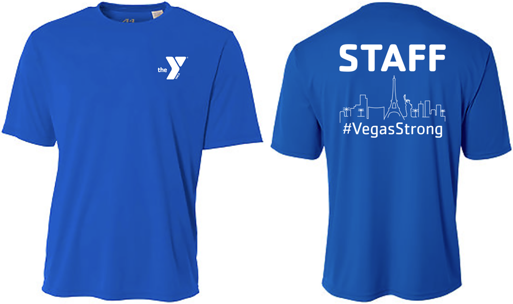 Vegas Strong Staff Performance Tee