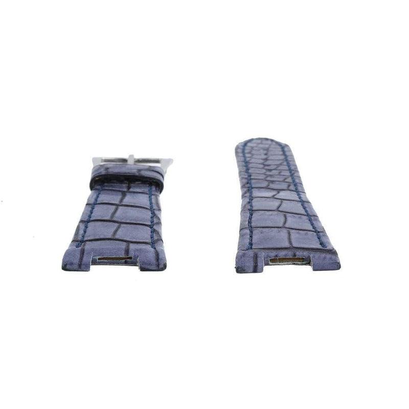 Vintage Blue Genuine Alligator Watch Strap Patek Philippe Compatible