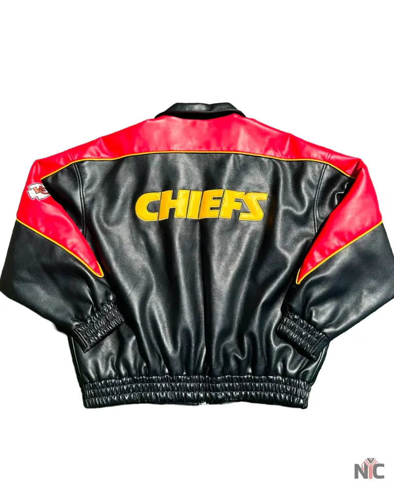 Vintage Kansas City Chiefs Leather Jacket