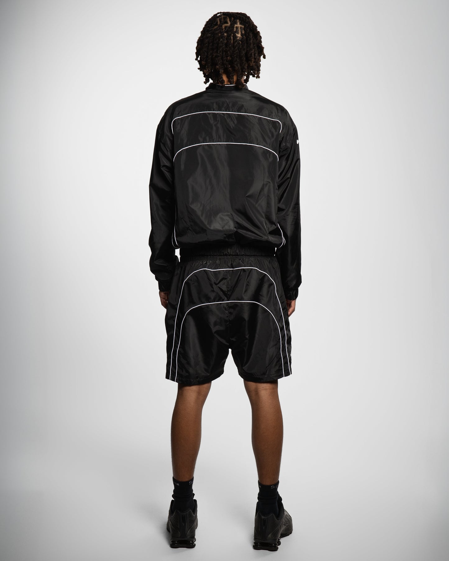 “RADIANT AURA” NYLON SHORTS (NIGHT PULSE)