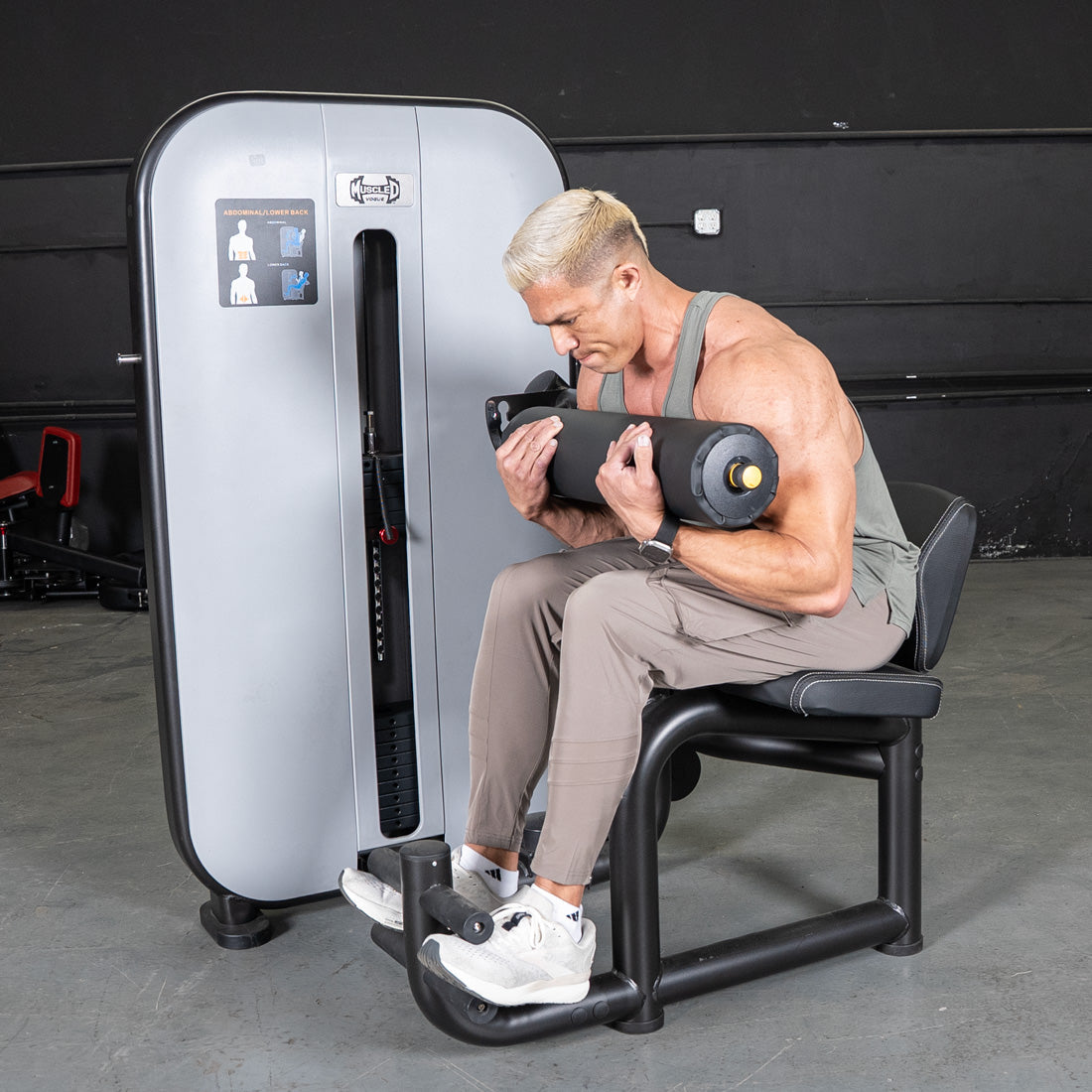 Vogue Selectorized AB/Back Combo | Muscle D Fitness Core Machine