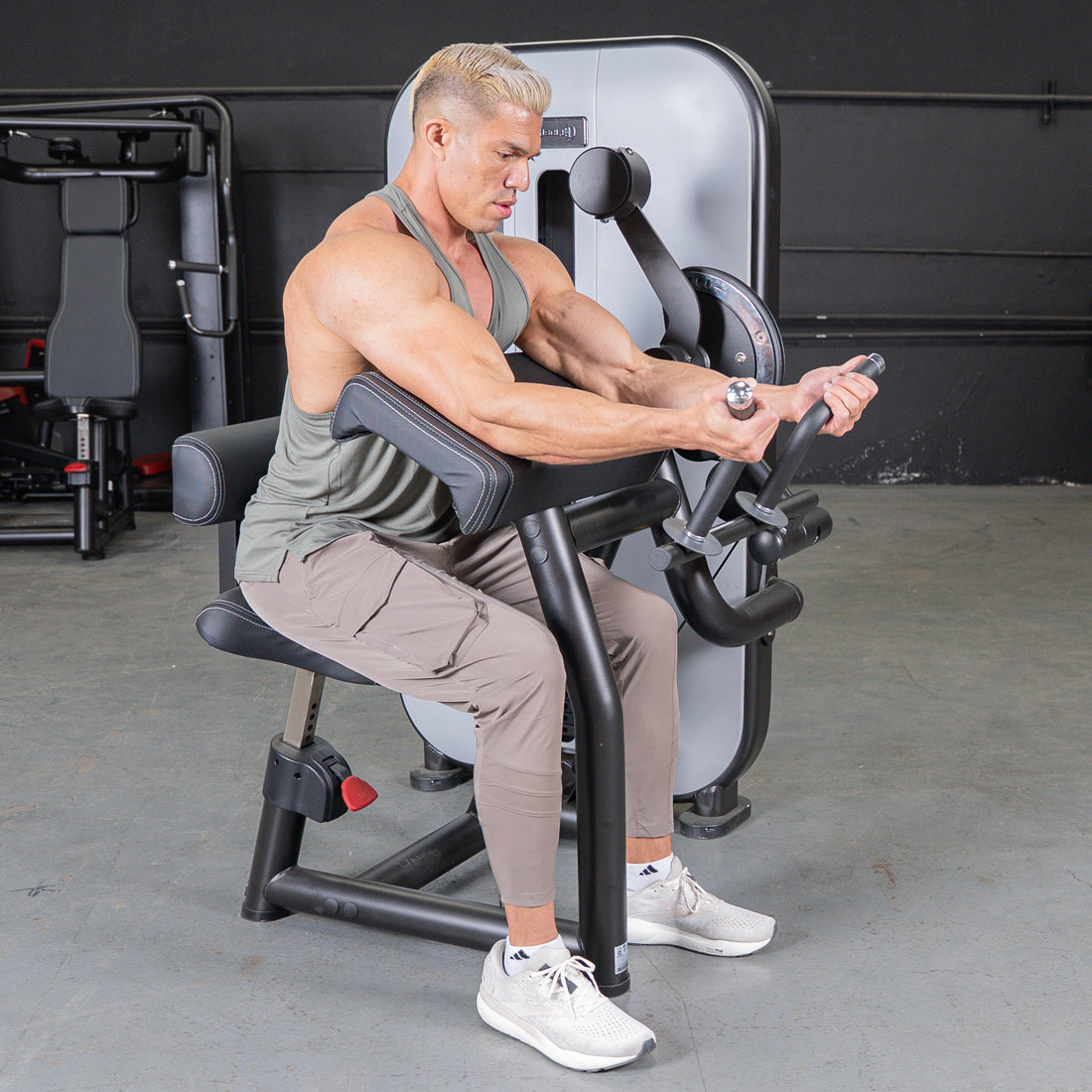 Vogue Biceps Triceps Combo | Commercial Selectorized Machine