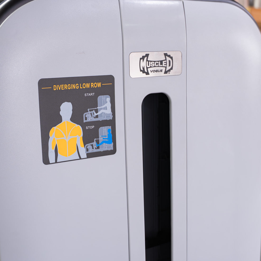 Vogue Diverging Low Row by Muscle D Fitness | Advanced Back Machine