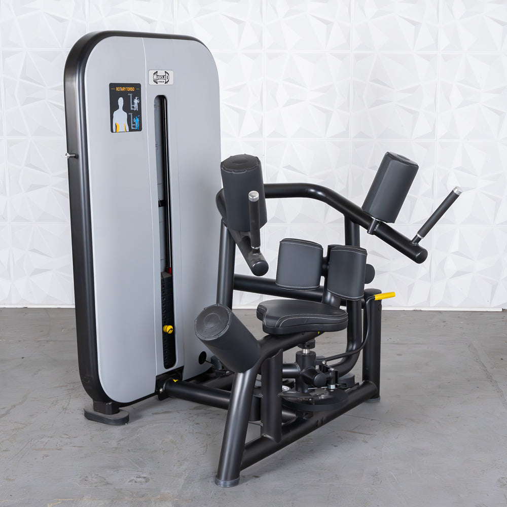 Vogue Selectorized Rotary Torso – Muscle D Fitness, Premium Oblique Trainer