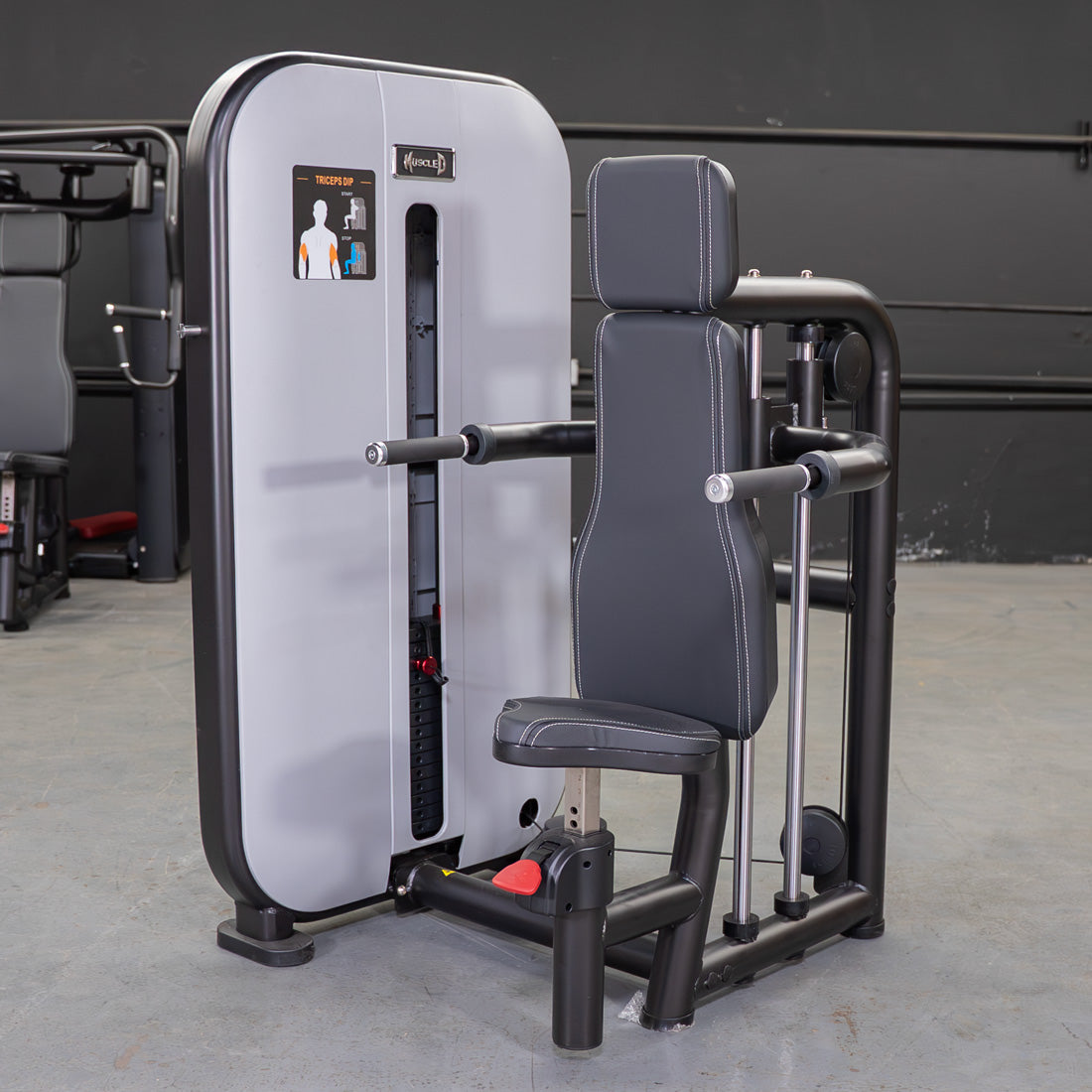 Vogue Seated Dip / Triceps Press-Down | Muscle D Fitness