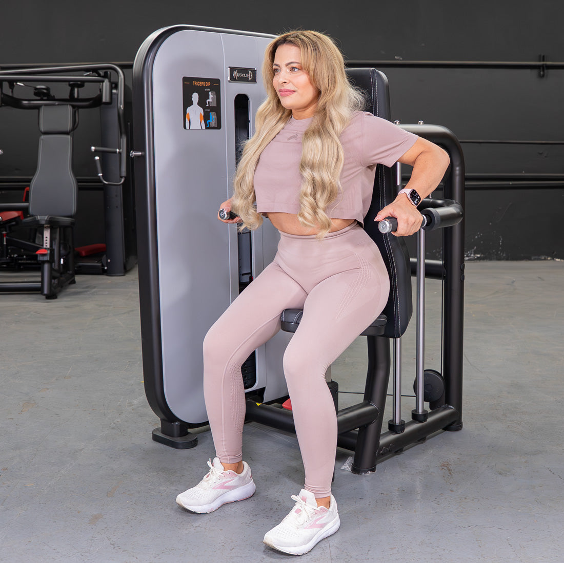 Vogue Seated Dip / Triceps Press-Down | Muscle D Fitness