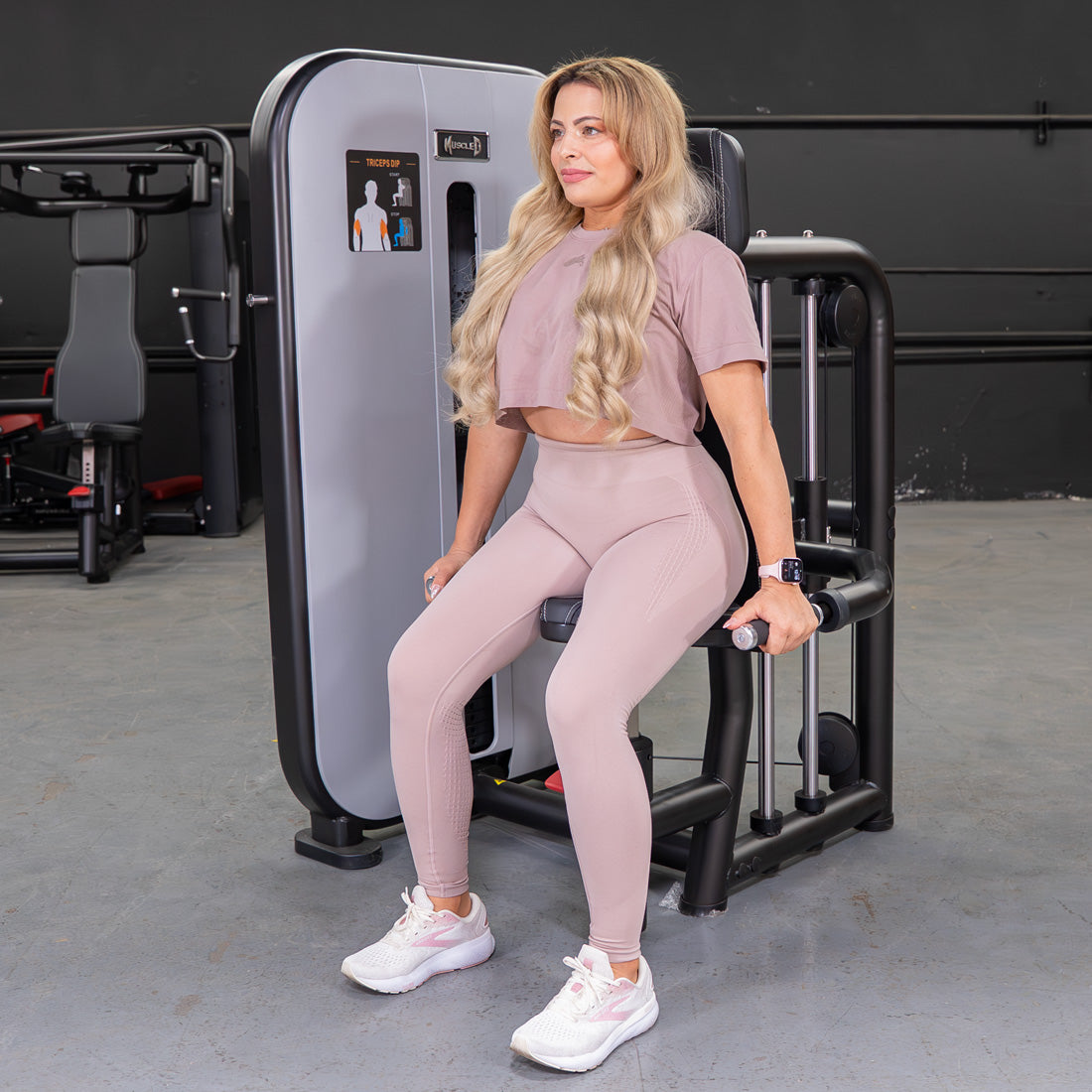 Vogue Seated Dip / Triceps Press-Down | Muscle D Fitness