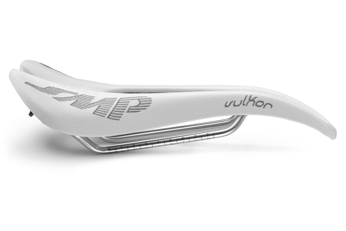 Selle SMP Vulkor Saddle with Carbon Rails (White)