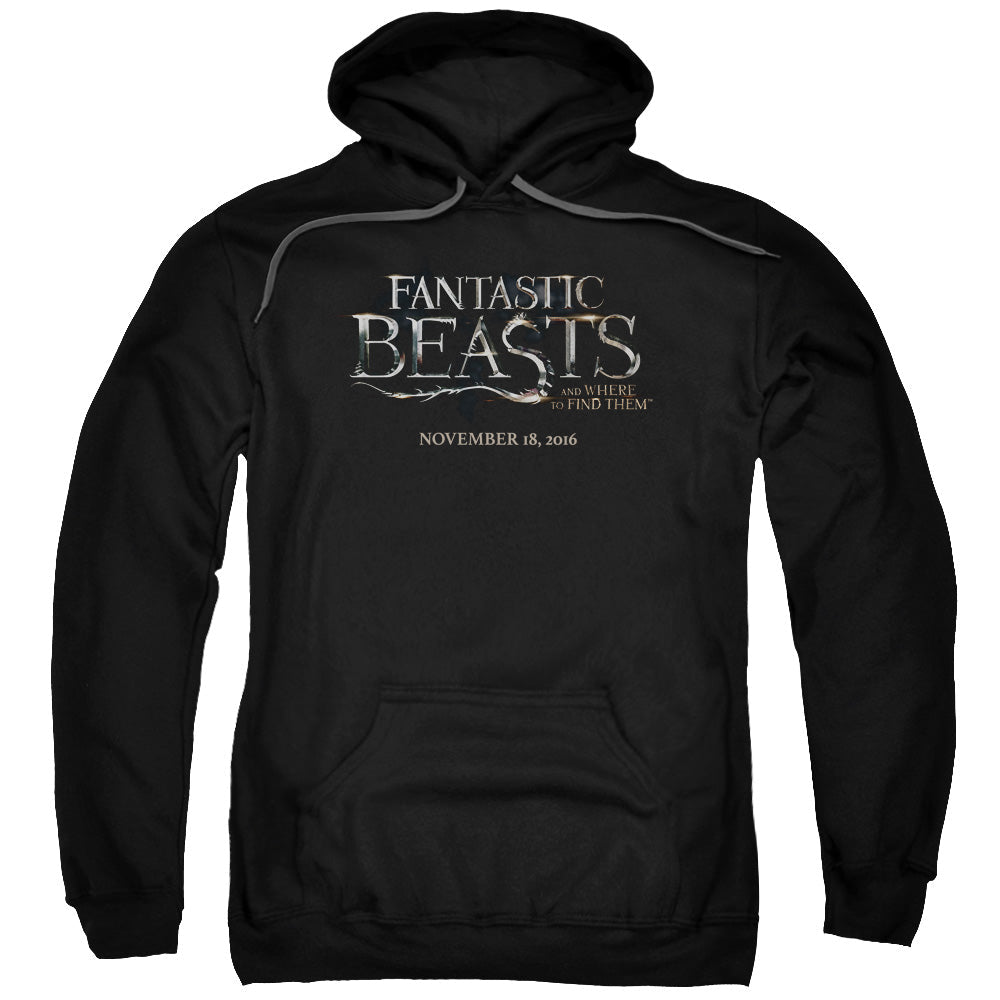 Fantastic Beasts Logo 2 Mens Hoodie Black Officially Licensed