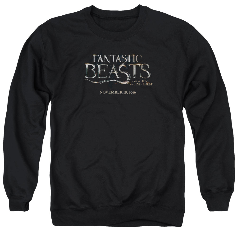 Fantastic Beasts Logo 2 Mens Crewneck Sweatshirt Black Officially Licensed