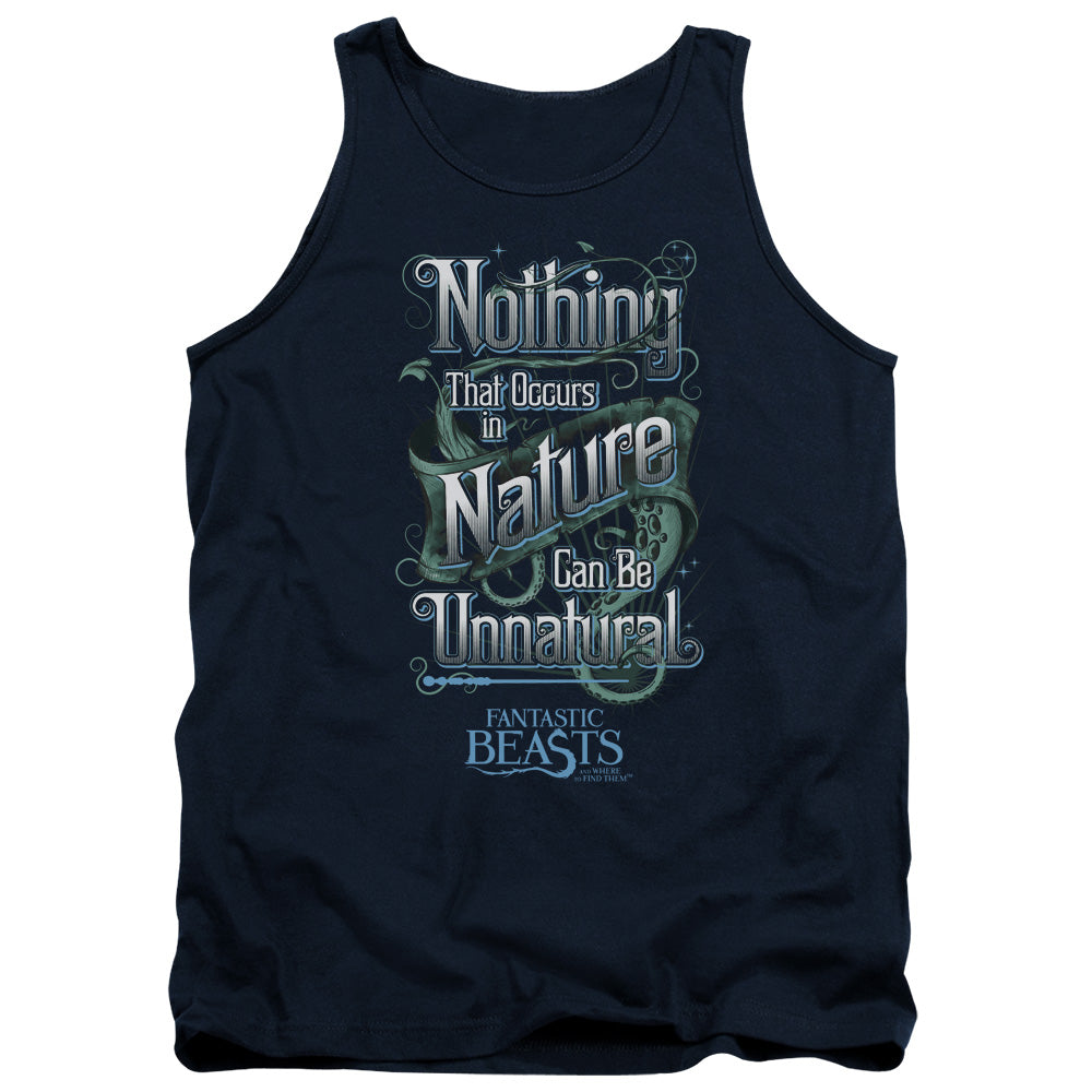 Fantastic Beasts Unnatural Mens Tank Top Shirt Navy Officially Licensed