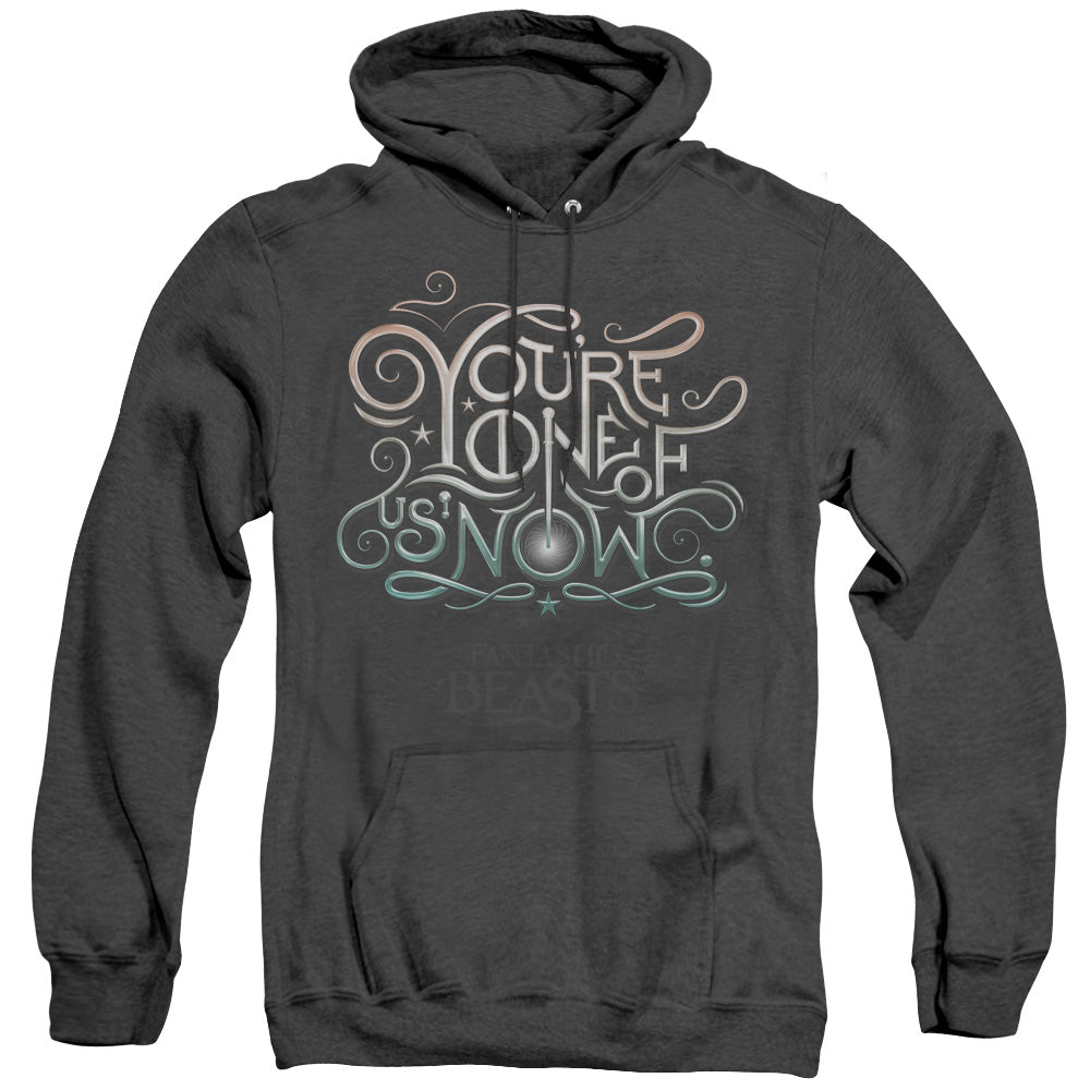 Fantastic Beasts One Of Us Mens Heather Hoodie Black Officially Licensed