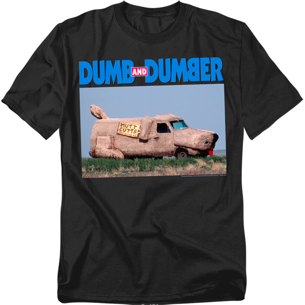Dumb And Dumber Mutt Cutts Mens T Shirt Black Officially Licensed