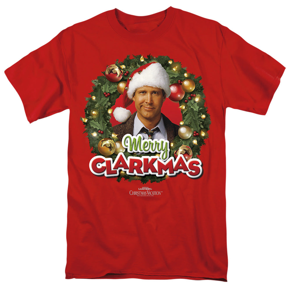 Christmas Vacation Merry Clarkmas Mens T Shirt Red Officially Licensed