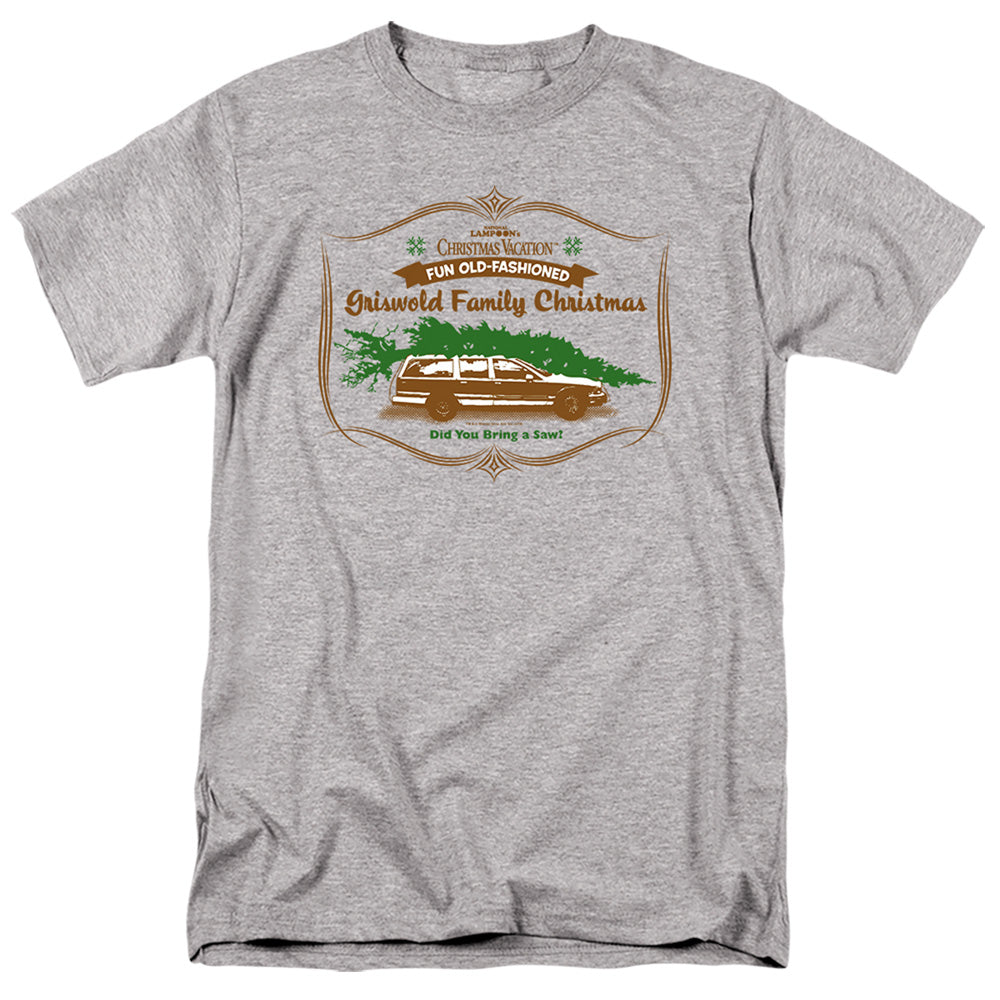 Christmas Vacation Did You Bring A Saw? Mens T Shirt Athletic Heather Officially Licensed