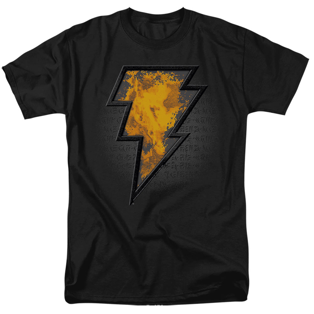 Black Adam Black Adam Beveled Emblem Mens T Shirt Black