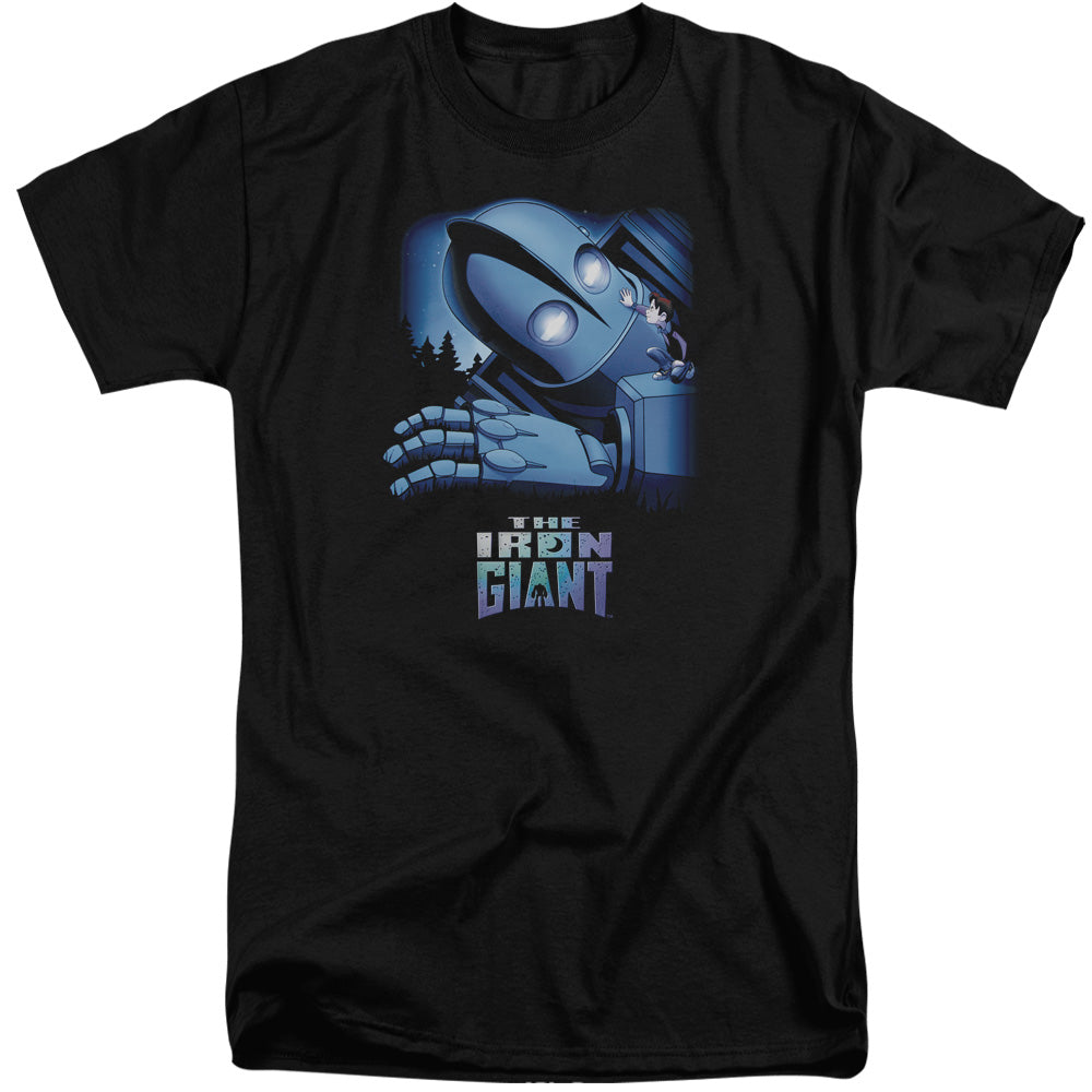 Iron Giant Giant And Hogarth Mens Tall T Shirt Black Officially Licensed