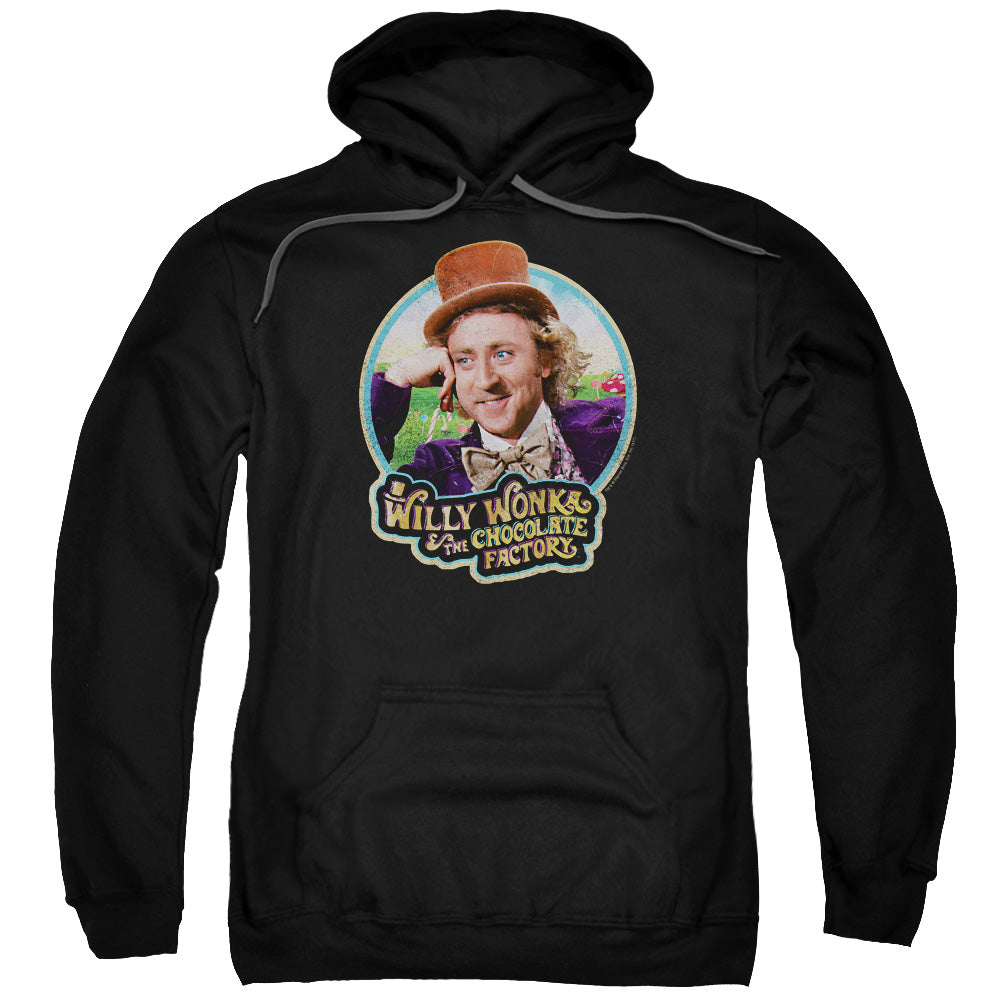 Willy Wonka And The Chocolate Factory Its Scruiddlyumptious Mens Hoodie Black Officially Licensed