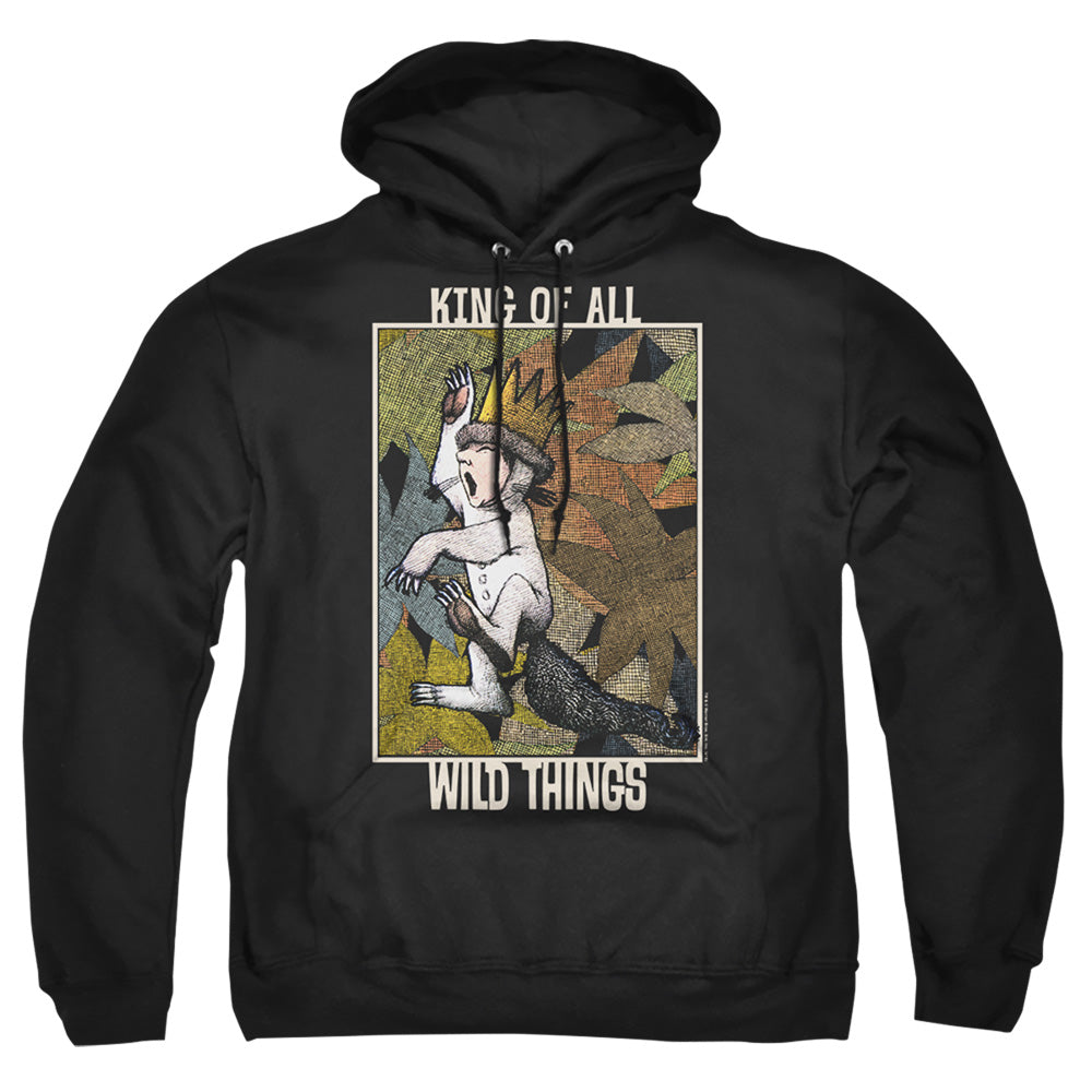 Where The Wild Things Are King Of All Wild Things Mens Hoodie Black Officially Licensed