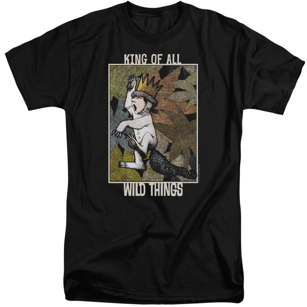 Where The Wild Things Are King Of All Wild Things Mens Tall T Shirt Black Officially Licensed