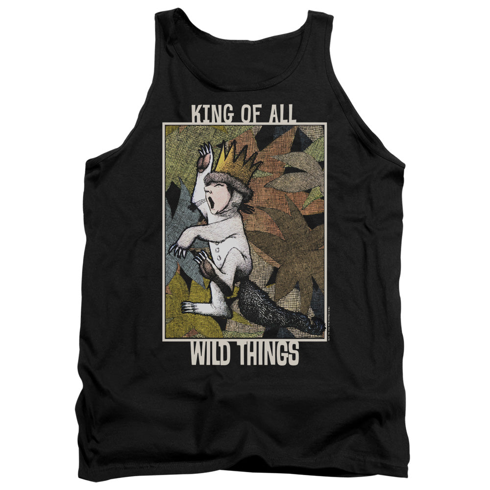 Where The Wild Things Are King Of All Wild Things Mens Tank Top Shirt Black Officially Licensed
