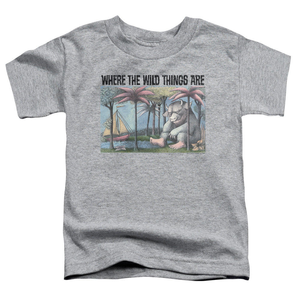 Where The Wild Things Are Cover Art Toddler Kids Youth T Shirt Athletic Heather Officially Licensed