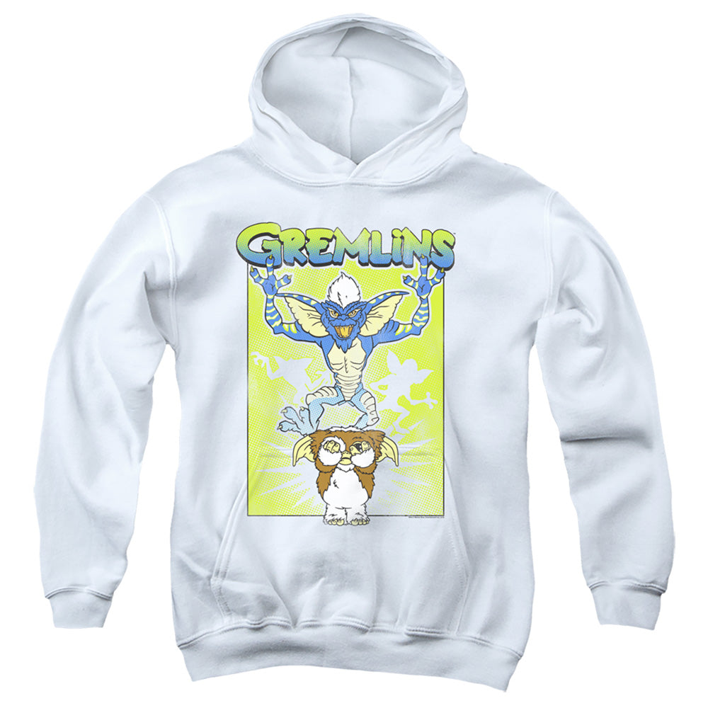 Gremlins Be Afraid Kids Youth Hoodie White Officially Licensed