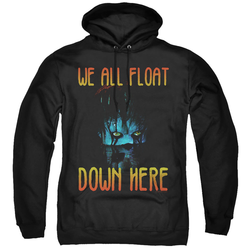 IT We All Float Down Here Mens Hoodie Black Officially Licensed