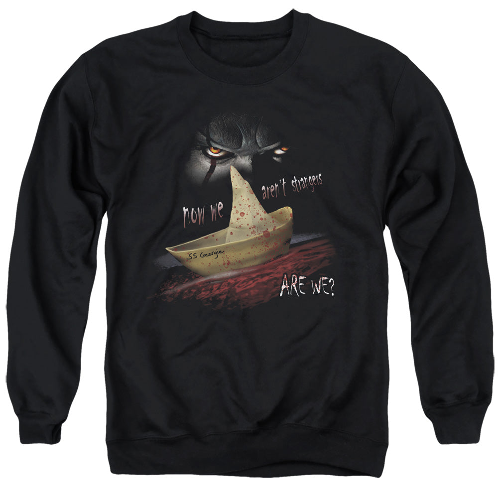 It 2017 Now We Arent Strangers Mens Crewneck Sweatshirt Black Officially Licensed