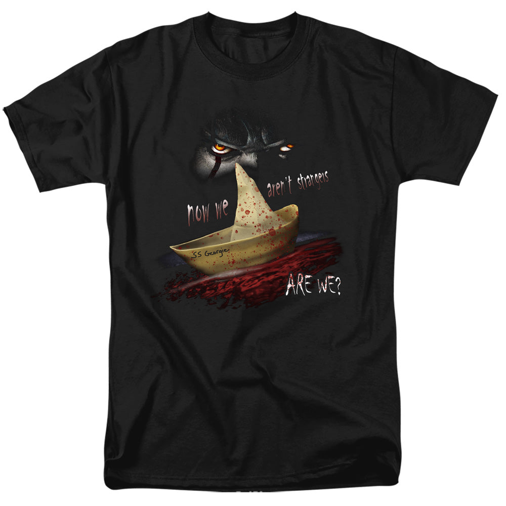 IT Now We Arent Strangers Mens T Shirt Black Officially Licensed