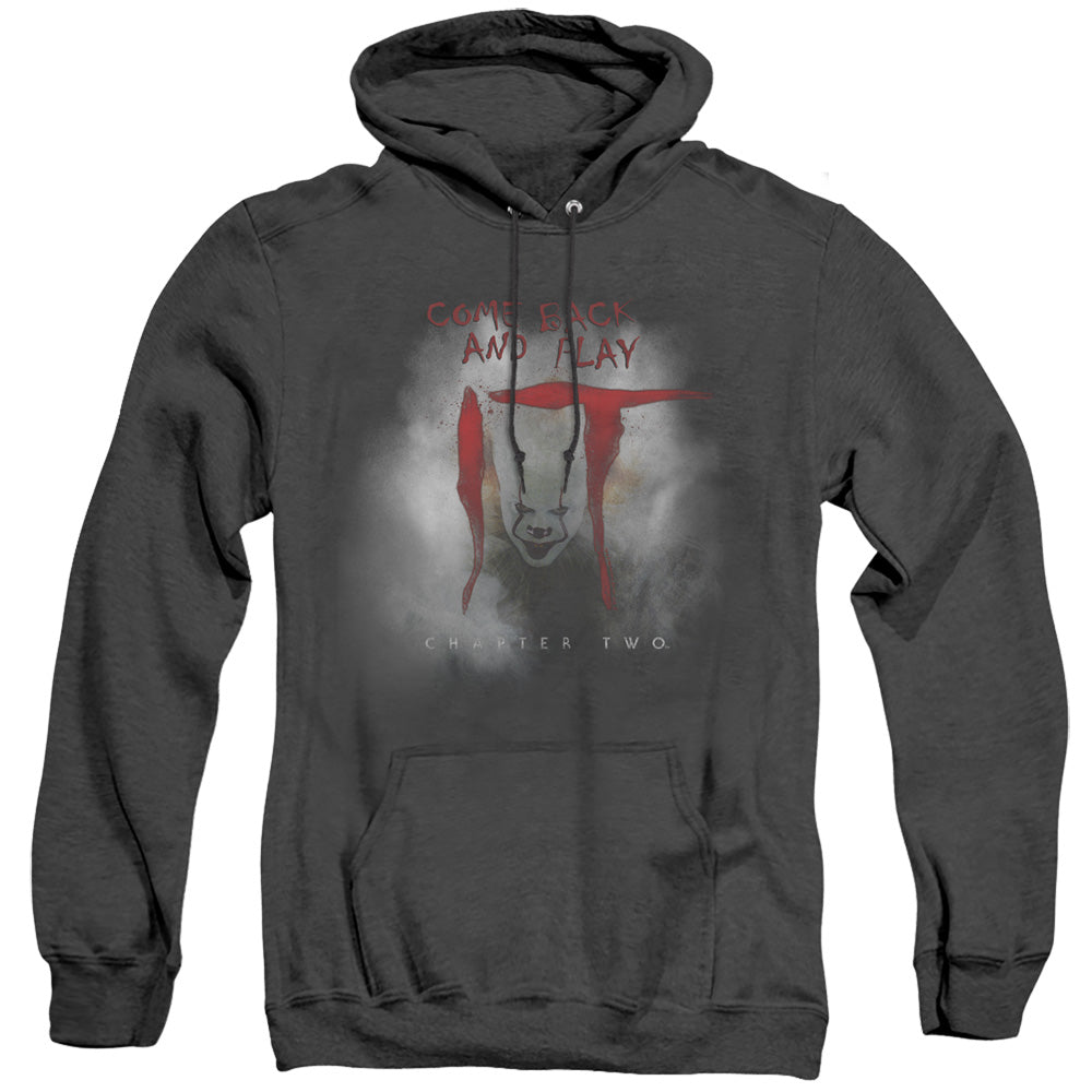 It 2019 Come Back And Play Heather Mens Hoodie Black Officially Licensed