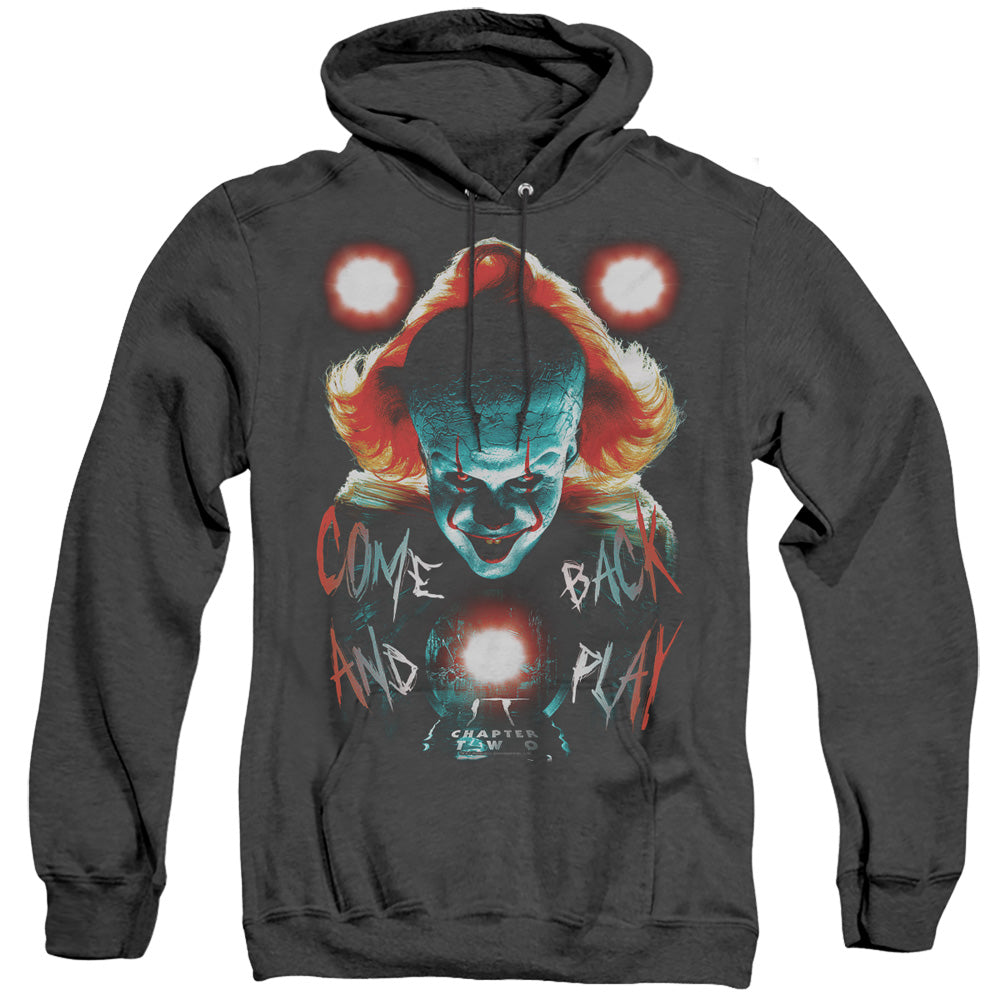 It 2017 Dead Lights Heather Mens Hoodie Black Officially Licensed