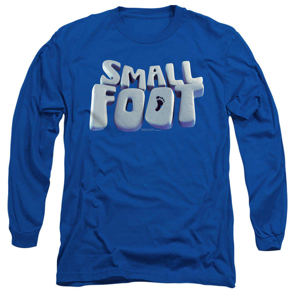 Smallfoot Smallfoot Logo Mens Long Sleeve Shirt Royal Officially Licensed